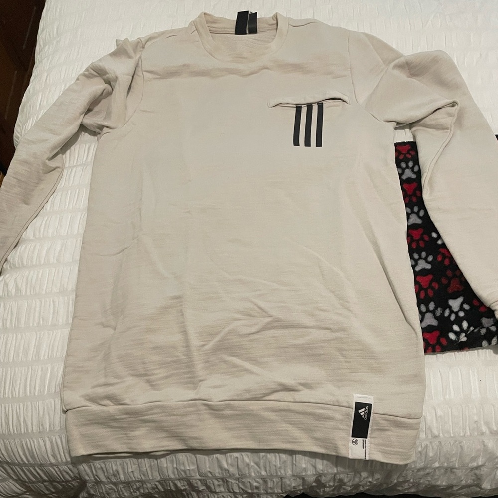Adidas‎  Men’s 3 Stripe Long sleeve shirt, Size S